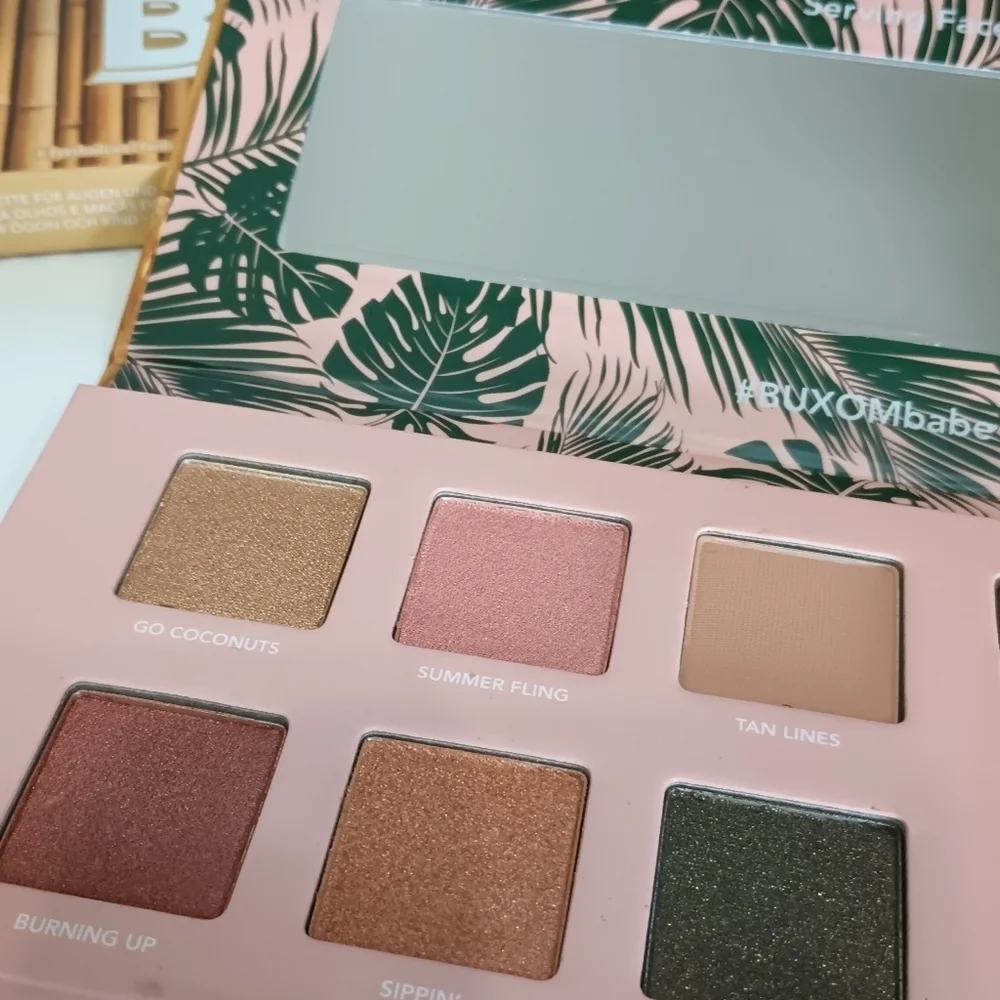 Buxom TIKI BAR Large palette‎ Eye and Cheek Palette NIB Face makeup